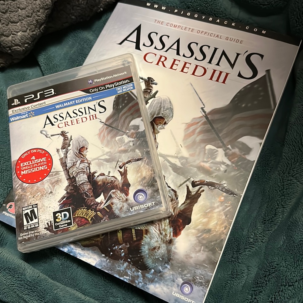 Assassins Creed III Guide and PS3 game bundle